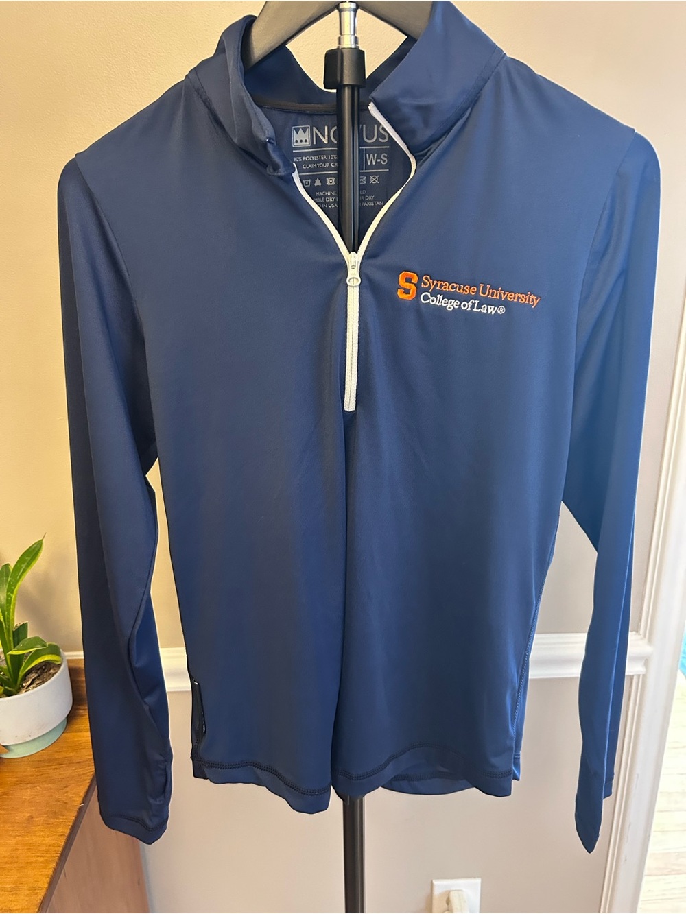 Syracuse University College of Law Navy Quarter-Zip Pullover